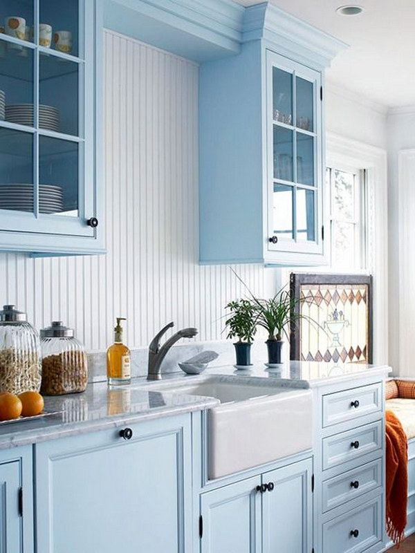 80+ Cool Kitchen Cabinet Paint Color Ideas