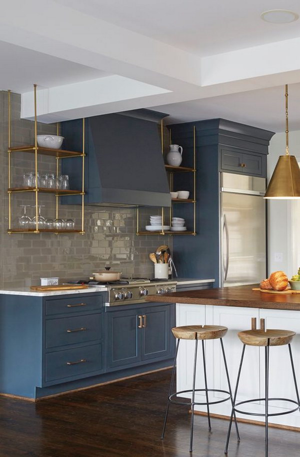 Blue Cabinet Paint Colors