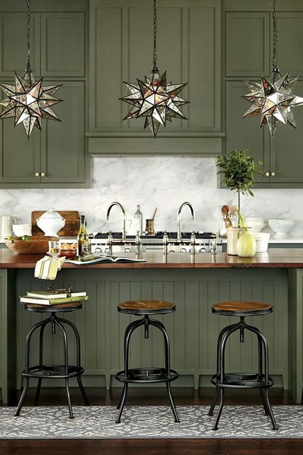 80+ Cool Kitchen Cabinet Paint Color Ideas