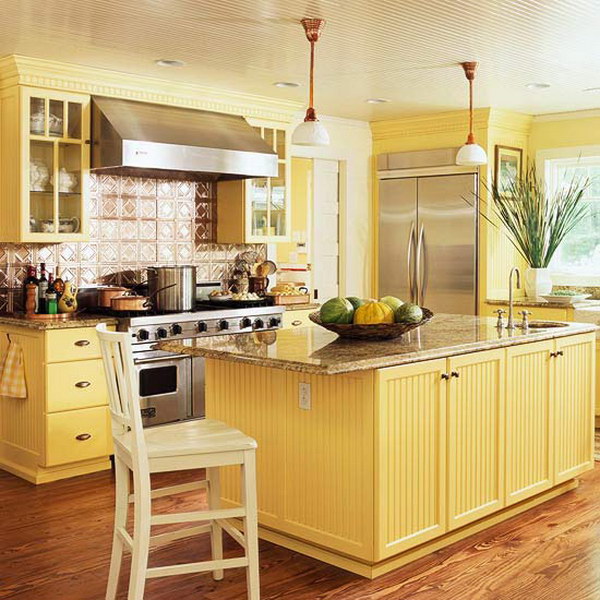 80  Cool Kitchen Cabinet Paint Color Ideas