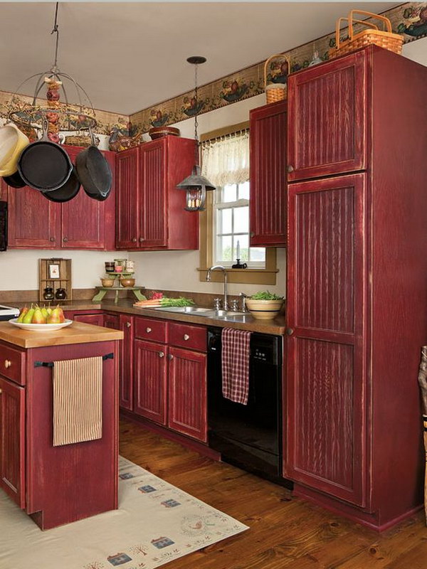 80+ Cool Kitchen Cabinet Paint Color Ideas