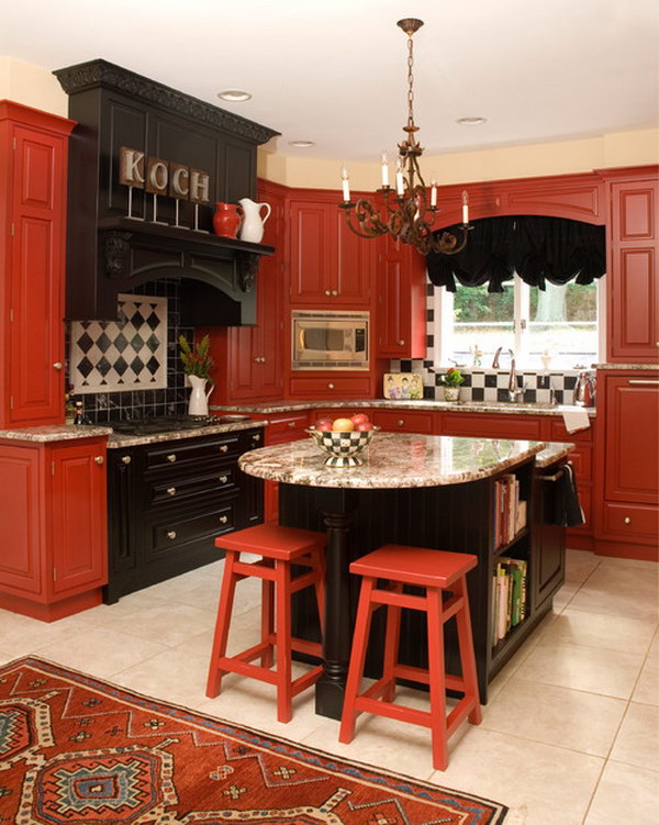 80+ Cool Kitchen Cabinet Paint Color Ideas