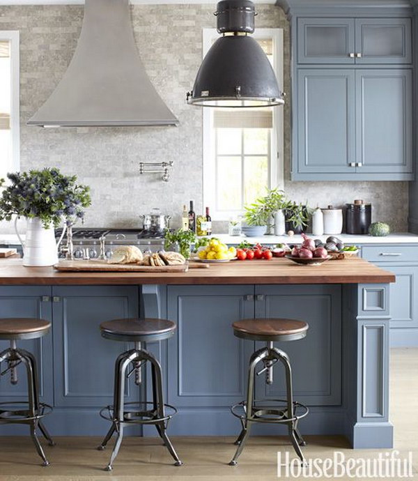 80+ Cool Kitchen Cabinet Paint Color Ideas