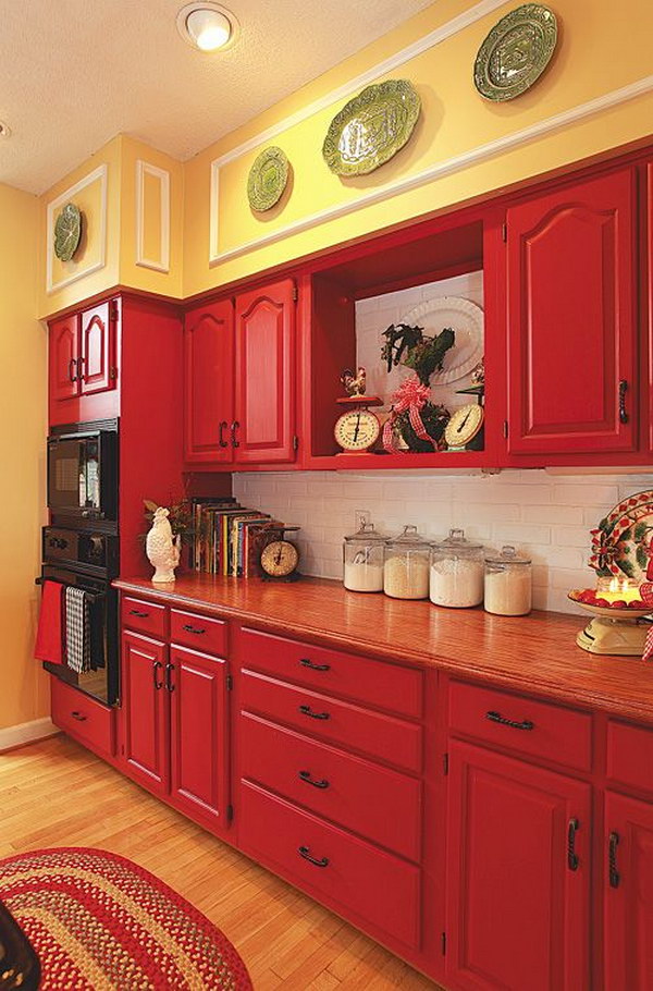 80+ Cool Kitchen Cabinet Paint Color Ideas