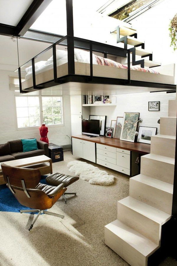 Small Room Loft Bed Ideas For Low Ceiling Loft Bed Ceiling Low 