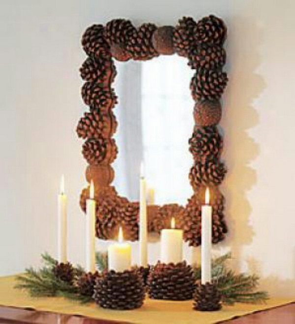 30 Beautiful Pinecone Decorating Ideas & Tutorials for Holiday