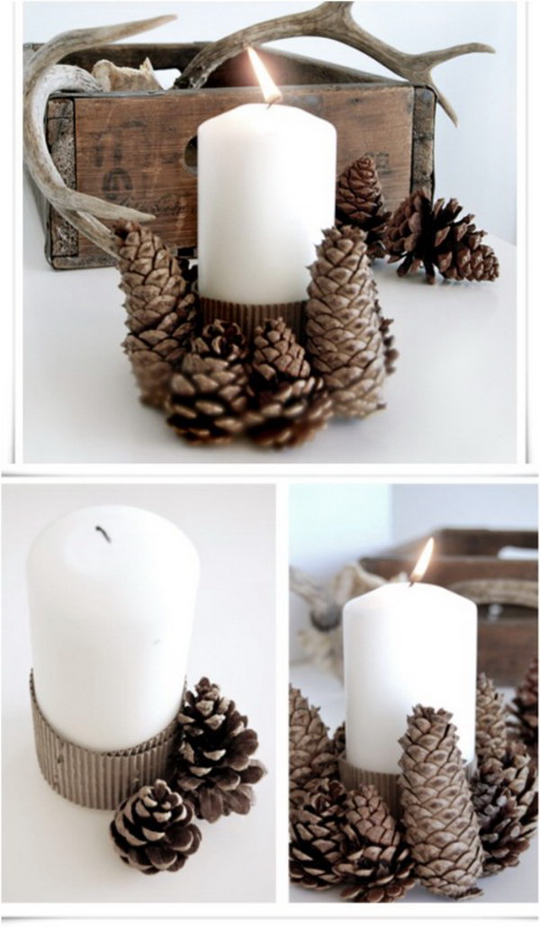 Rustic Candle Holder 