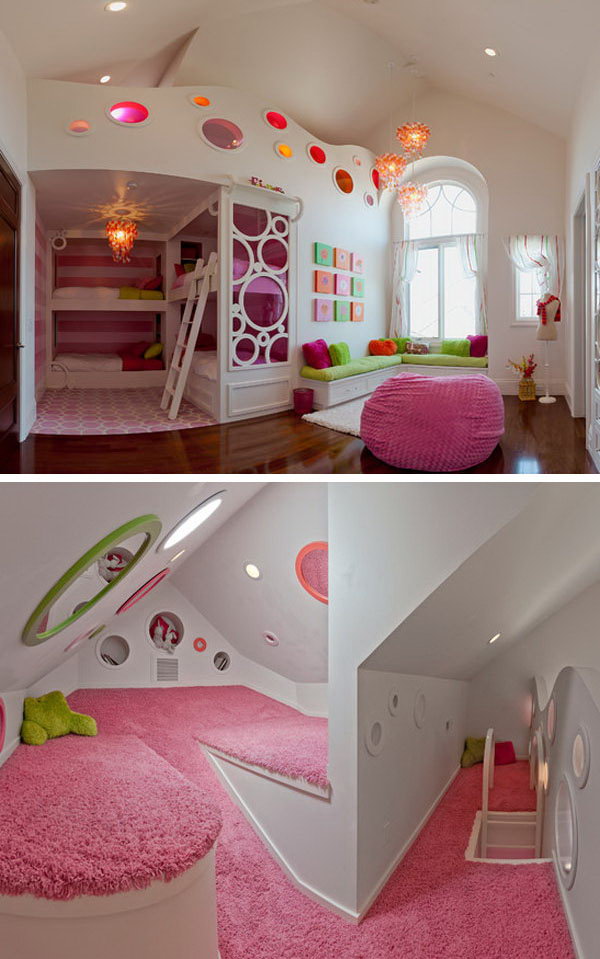 Secret Rooms in Bunk Beds 