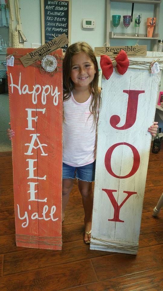 Wood Pallet Porch Sign. 