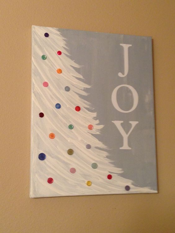 20+ Stunning Christmas Canvas Paintings