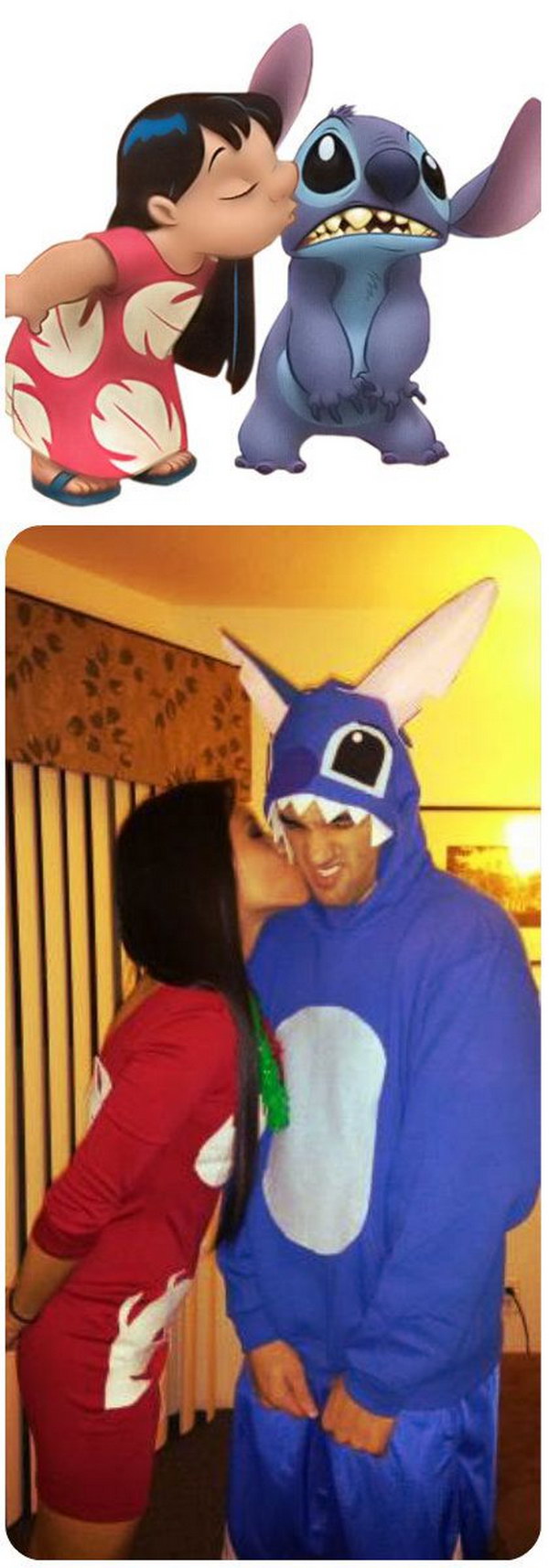 Lilo And Stitch Couple Costume. 