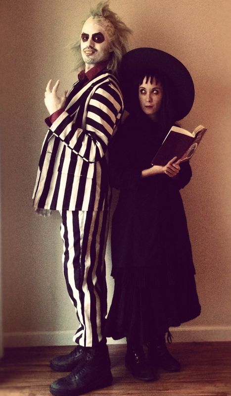 Lydia Deetz and Beetlejuice Costumes . 