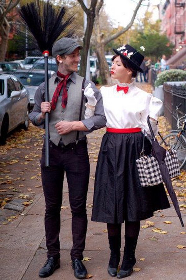 Mary Poppins Couple Costume. 