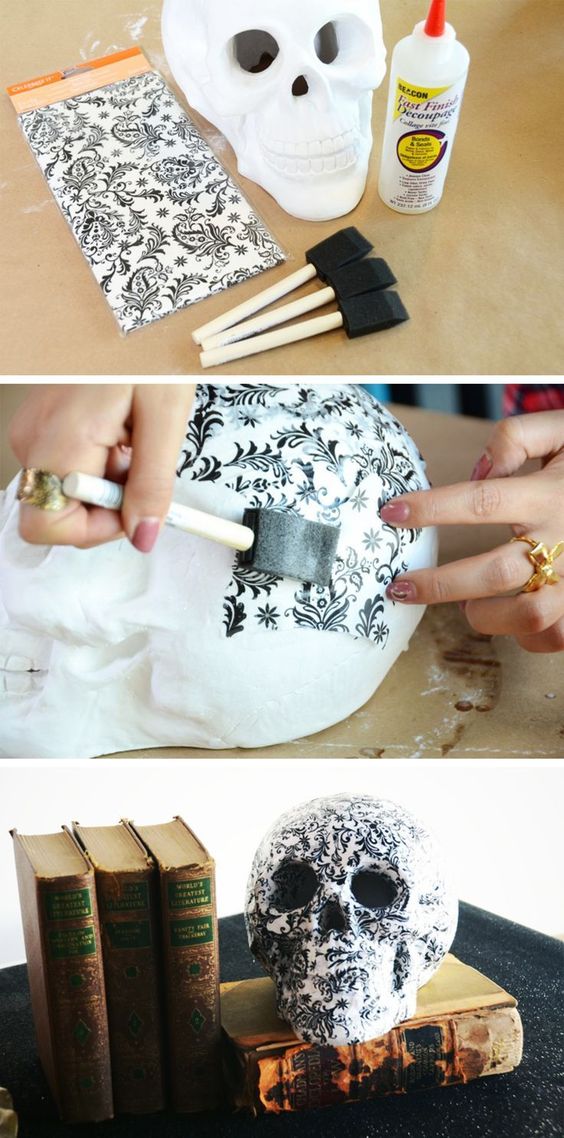 DIY Chic Skulls. 