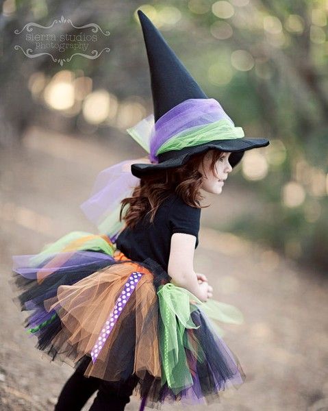 diy girls witch costume